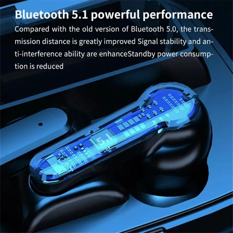 M19 Earbuds Tws, Wireless Headphones Bluetooth 5.1